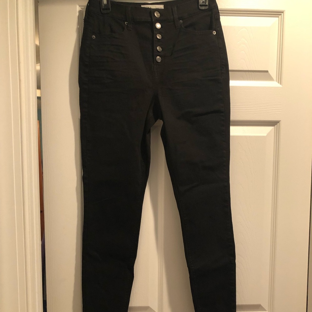 Black jeggings